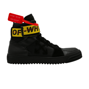 Off white industrial belt high top sneaker top