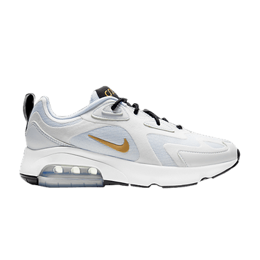 Nike White Air Max 200 Sneakers