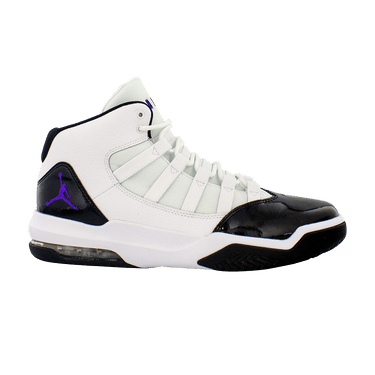 jordan max aura white black purple