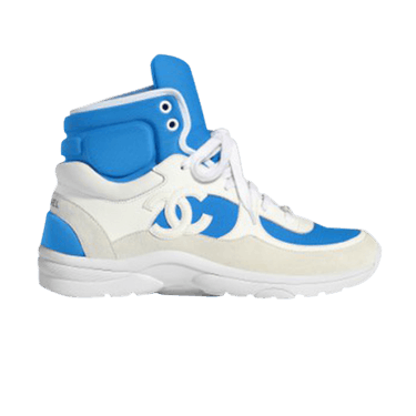 Buy Chanel Calfskin Sneaker Fluo Blue G33726 Y52847 K0725