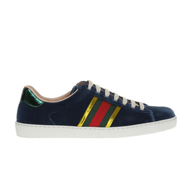 Buy Gucci Ace Velvet Blue 473763 FASK0 4268 GOAT