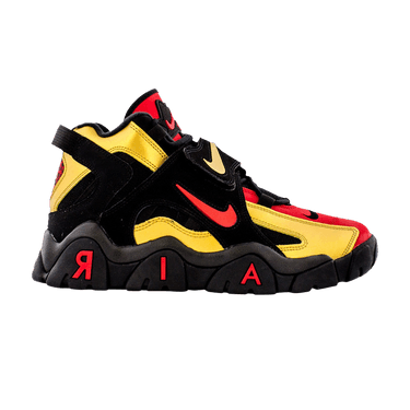 Nike air barrage mid metallic gold clearance