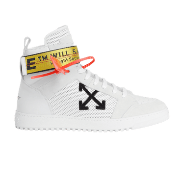 Off white industrial belt high top sneaker clearance