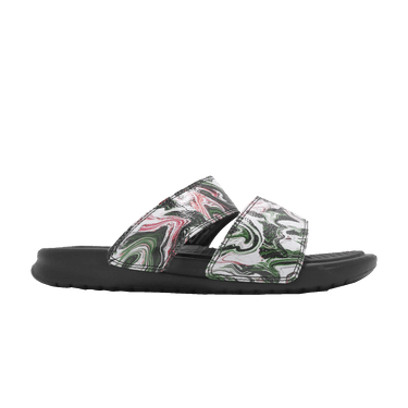 Buy Wmns Benassi Duo Ultra Slide Black Green Pink 819717 003