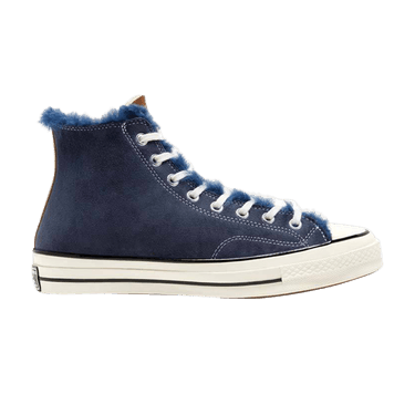 Tri Panel x Converse Chuck 70 Hi 'Navy Shearling'