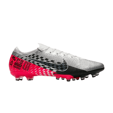 Mercurial vapor 13 elite fg soccer cleat - chrome/black/red/platinum top