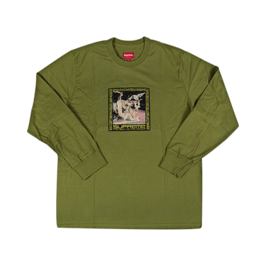Supreme Best In The World Long-Sleeve T-Shirt 'Olive' | GOAT