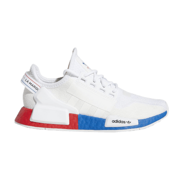 nmd r1 v2 white red blue