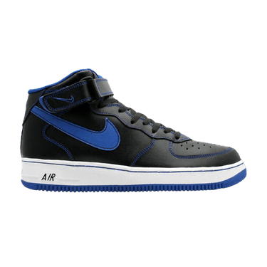 nike air force 1 mid black and blue