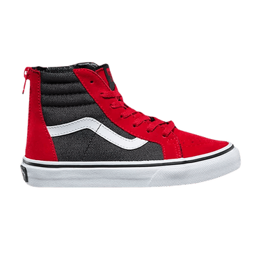 Vans Sk8-Hi Zip Kids 'Suiting - Racing Red'