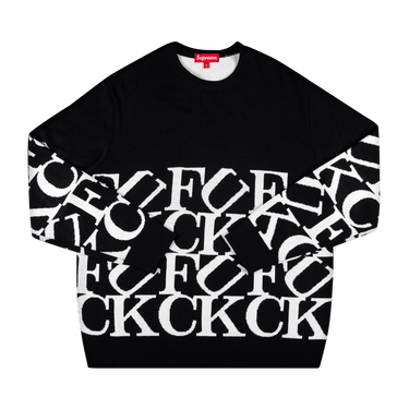 Buy Supreme Fuck Sweater 'Black' - FW20SK10 BLACK | GOAT
