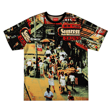 Supreme Street Scene Jacquard Short-Sleeve Top 'Multicolor'