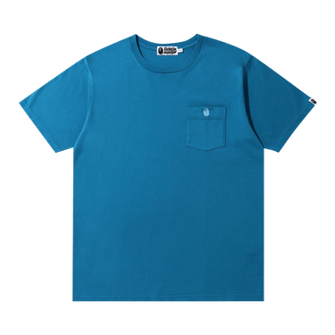 BAPE One Point Pocket Overdye Tee 'Blue'