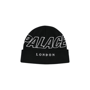 Buy Palace London Beanie 'Black' - P19BN028 | GOAT
