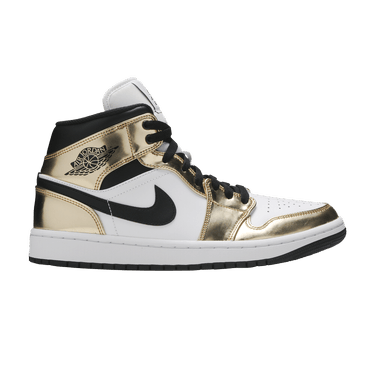 Jordan 1 mid metallic gold online