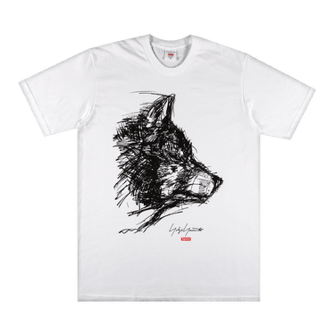 話題コラボSupreme Yohji Yamamoto Scribble Portrait Tee White white supreme Yohji Yamamoto Scribble Portrait Tee | Depop
