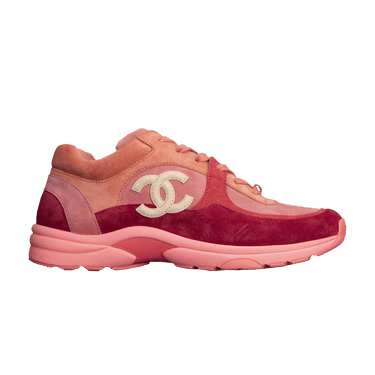 Buy Chanel CC Logo Sneaker 'Coral' - G34361 X52117 0H663