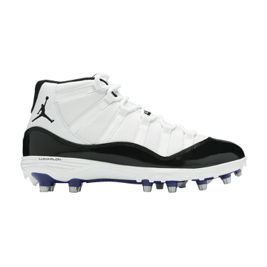 Red jordan hotsell 11 cleats
