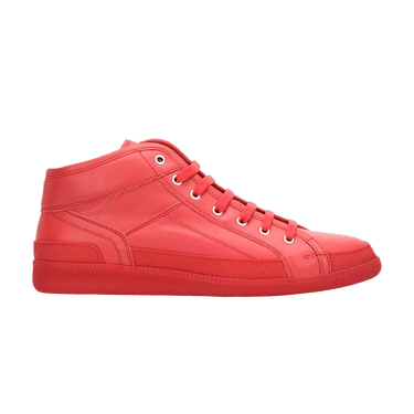 Zara red sale high top sneakers