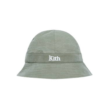 Kith Sandwash Cotton Bucket Hat 'Olive' | GOAT