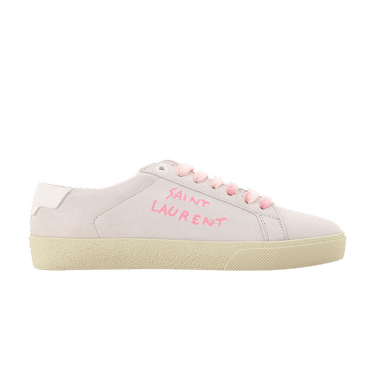 スニーカー SAINT LAURENT Pastel Pink Leather Court Classic Sneakers Saint Laurent Pastel Pink Leather Court Classic Sneakers
