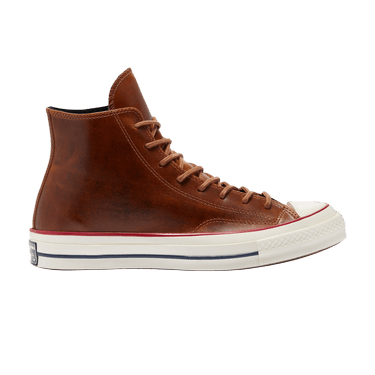 New Converse all star Chuck 70 High Color Leather - Clove Brown sz 7 MENS