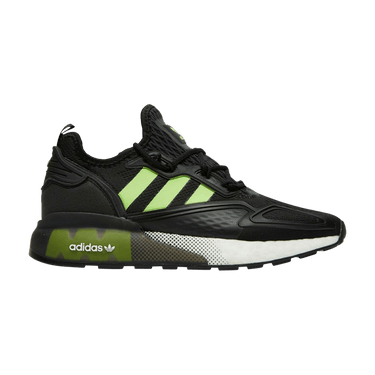Buy Adidas ZX 2K Boost J 'Black Signal Green' - FX6129 | GOAT