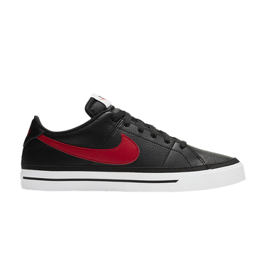 nike court legacy black red
