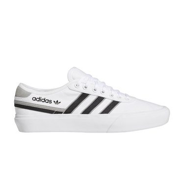 adidas gazelle silver green womens Adidas Originals Delpala Low Canvas Trainers UK9.5/US10/EU44 FV0635 White   VintageTrainers