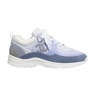 Chanel sneakers white blue sales