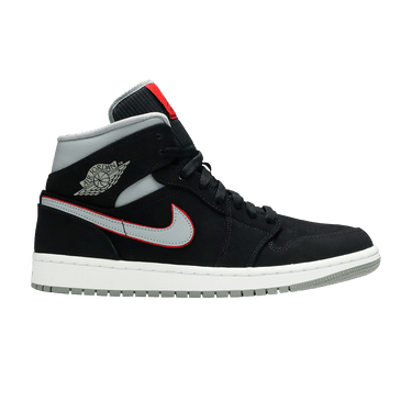 Buy Air Jordan 1 Mid Black Grey 554724 060 GOAT
