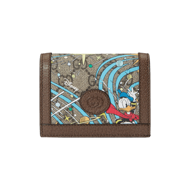 GUCCI x Disney Donald Duck Card Case Collaboration Holder Wallet GG Limited