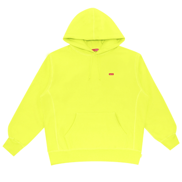 Supreme Small Box Hooded Sweatshirt 'Bright Yellow'