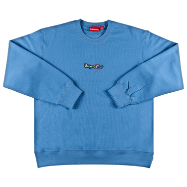 Buy Supreme Gonz Logo Crewneck Light Blue SS21SW53 LIGHT