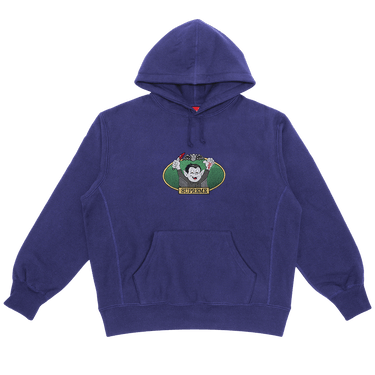 Buy Supreme Vampire Boy Hooded Sweatshirt Washed Navy