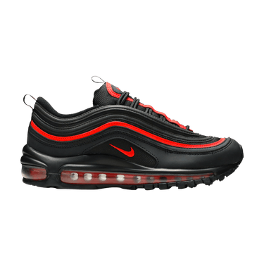 Red and black air max 97 top