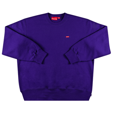 Buy Supreme Small Box Crewneck 'Purple' - SS21SW50 PURPLE