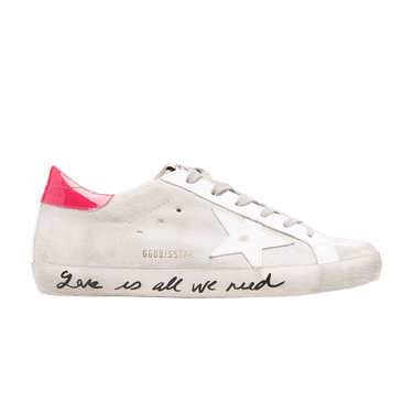 Buy Golden Goose Wmns Superstar Love Is All We Need GWF00101 F001600 10633 GOAT