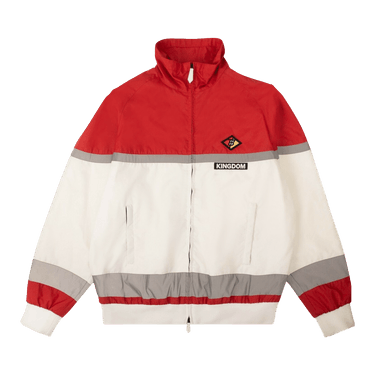 Buy Burberry Kingdom Striped Track Jacket 'Bright Red
