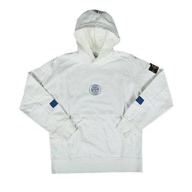 Buy Supreme x Stone Island Hooded Sweatshirt 'White' - FW17SW7