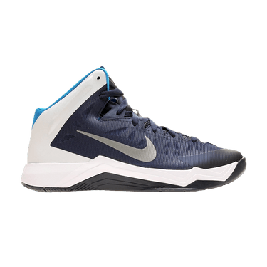 Buy Nike Zoom HyperQuickness TB 'Midnight Navy Metallic Silver
