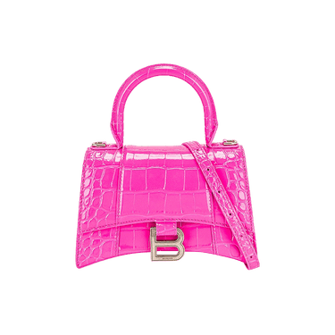 Buy Balenciaga XS Hourglass Top Handle Bag Neon Pink 592833 2UD6Y 5608 GOAT