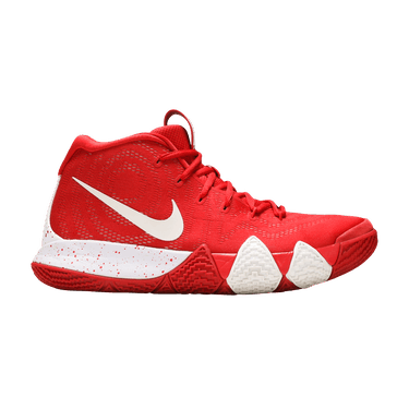 kyrie 4 white red