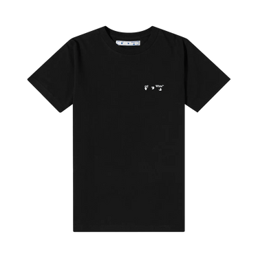 Buy Off-White Logo Short-Sleeve Slim Tee 'Black/White