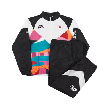 Nike SB x Parra Japan Federation Kit Skate Tracksuit 'Black/White 