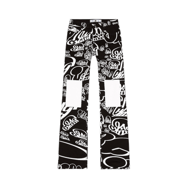 Buy Off-White x Katsu Printed Straight Leg Jean 'Black/White