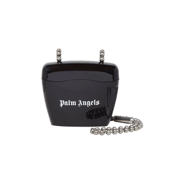 Buy Palm Angels Mini Padlock Bag Black White PWNQ002F21PLA0011001 GOAT