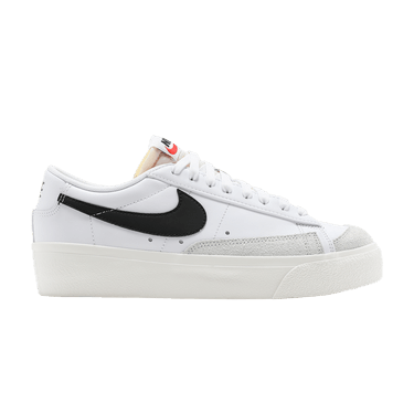 Nike Wmns Blazer Low Platform 'White Black'
