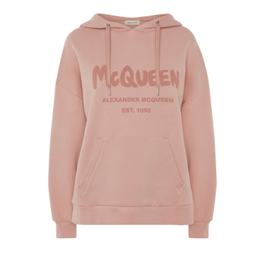 Pink alexander mcqueen hoodie shop
