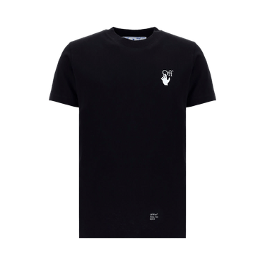★Off-White★ Bukish Logo Short Sleeve T-Shirt Black OMAA027 Buy Off-White 90's Liquid Slim Short-Sleeve Tee 'Black/White
